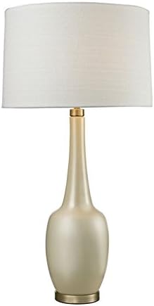 Dimond Lighting Modern Ceramic Vase Table Lamp, Cream Glaze