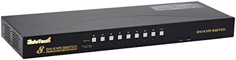 Gentlen KVM Switch DVI USB 8 Ports Compliant with HDCP Supports High Resolution up to 1920x1400 Auto-Scan Support Windows, Linux, MacOS9 / OSX, Sun Micro Syste