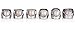 Oakland Raiders Super Bowl Championship Replica Ring by Display Box Set (A Set of 6)