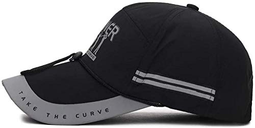 hjbjb Unisex Baseball Kappe,Mode Hiphop Baseballmütze Motorradmütze Sommer Outdoor Herren Baseballmütze Lange Krempe… – Bild 4