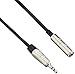 Hosa HXMM-025 Pro Headphone Extension Cable, REAN 3.5 Millimeters TRS to 3.5 Millimeters TRS, 25 Feet