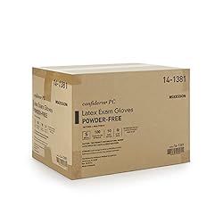 McKesson Latex Exam Glove, Powder-Free Protective