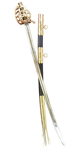 French Napoleonic Artillery Officer's Sword - leather scabbard