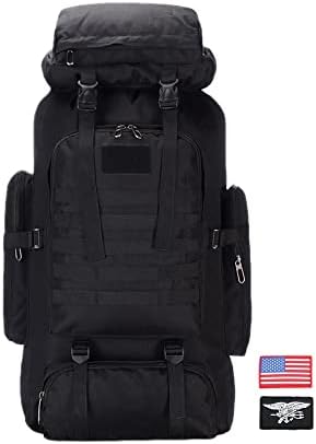 4land Waterproof Camping Hiking Backpack, 70L/100L Molle Rucksack