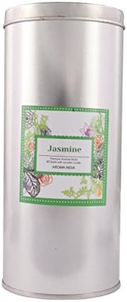 Aroma India Incense Sticks in Jumbo Round Tin (6.6 cm x 6.6 cm x 15.3 cm, Natural, J1002JA)
