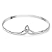 Chuvora 925 Sterling Silver Bracelet with Celtic Trinity Knot Jewelry - Unisex Triquetra Bangle