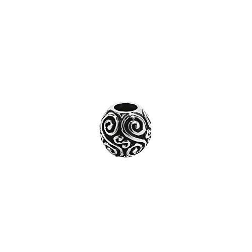 NKlaus 925 STERLING SILVER Celtic Gothic Viking Beard Bead Valdis 7129