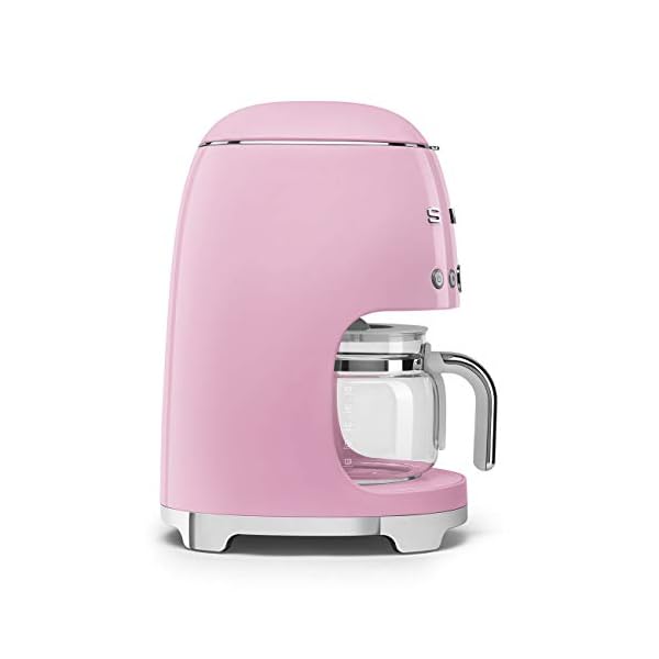 Cafetera de filtro Italiana SMEG DCF02PK | Rosa – Importar de Miami