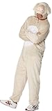 Smiffy's Men's Lamb Costume Includes Jumpsuit with Hood