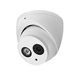 R-Tech 4-in-1 AHD/CVI/TVI/Analog Outdoor/Indoor Turret Dome Camera with Matrix IR Night Vision - 2.8mm Fixed Lens - White (2MP, White)