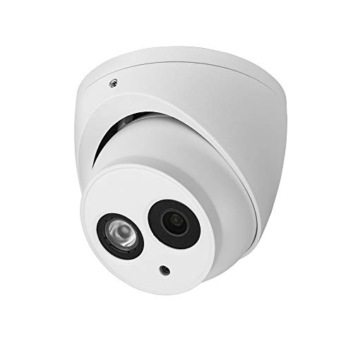 R-Tech 4-in-1 AHD/CVI/TVI/Analog Outdoor/Indoor Turret Dome Camera with Matrix IR Night Vision - 2.8mm Fixed Lens - White (2MP, White)