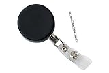 One (1) Retracting Heavy Duty Badge Reel with Chain, Sold Individually