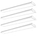 ANTLUX 4FT LED Wraparound Light Fixtures 4800 Lumens, 4000K 4 Foot LED Light, 40W(100W Eqv.) Flush Mount Linear Ceiling Garage Shop Lights for Laundry Room, Workshop, Kitchen, ETL Listed, 4 Pack