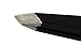 Tweezers - Slanted Eyebrow Tweezers - Stainless Steel Tweezers Precision - Bonus eBook Guide to Fabulous Eyebrows (Slant Tip, Matte Black)