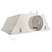 Hydro Crunch Large Air Cooled Grow Light Reflector with 6