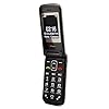 TTfone Nova TT650 Big Button Flip Folding Mobile Phone - Easy and Simple to use - Pay as you go (Red, Giff Gaff)