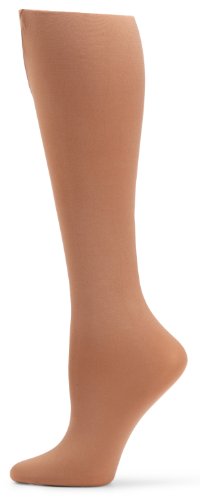 Danskin Big Girls' Student Footed Tight, Suntan, Intermediate