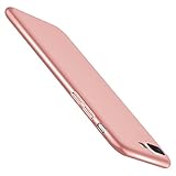 iPhone 8 Plus Case, iPhone 7 Plus Case, HUMIXX Thin Sleek Fully Protective (Naked Phone Texture) Matt Finish Hard Case Cover for iPhone 7 Plus/iPhone 8 Plus[Skin Series] (New Rose Gold)