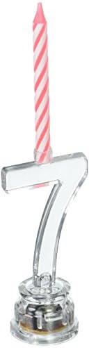 Party Numbers Light-Up Candle Holder,# 7