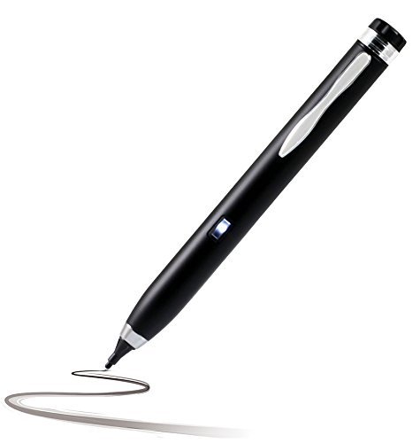 Navitech Grey Fine Point Digital Active Stylus Pen