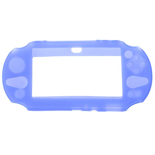 cllwer Silicone Rubber Soft Protective Case Cover Replacement For Sony PlayStation PS Vita 2000 (BL)