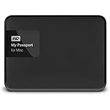 WD 1TB Black My Passport for Mac Portable  External Hard Drive  - USB 3.0  - WDBJBS0010BSL-NESN