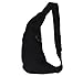 Innturt Nylon Sling Chest Bag Daypack Bicycle Travel Gym Backpack for Women Men Black