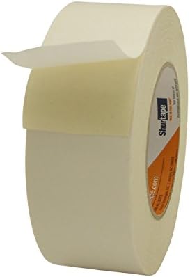 Shurtape DF-642/NAT225 DF-642 Industrial-Grade Double Coated Cloth Tape: 2" x 75 ft, Natural
