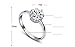 H.Romo Women's 925 Sterling Silver Anniversary Wedding Band Engagement Ring 925 Sterling Silver Sets Adjustable