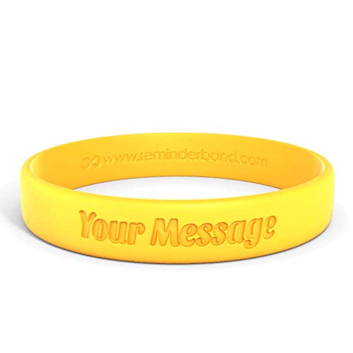 Classic Custom 100% Silicone Wristband Personalized Silicone
