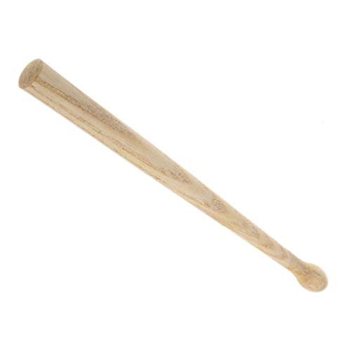 difcuyg5Ozw Wooden Drum Two-sided Percussion Musical Instrument Durable Easy Use Kids Toddler Toy with Stick