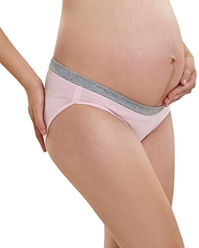 Maternity Panties, Women Under The Bump Pregnancy Underwear Brief Low-Rise Thong Panty