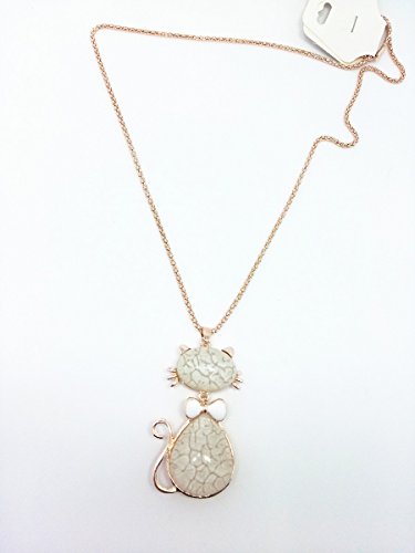 QTMY-Long-Cat-Pendant-Necklace-Gift-for-Women-Teen-Girls-Cute-Crack-Rhinestone-Statement-Choker-Fashion-Jewelry