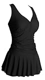 HengJia Women's Plus-Size One Piece Shaping Body Swimsuit/Beachwear (FBA)