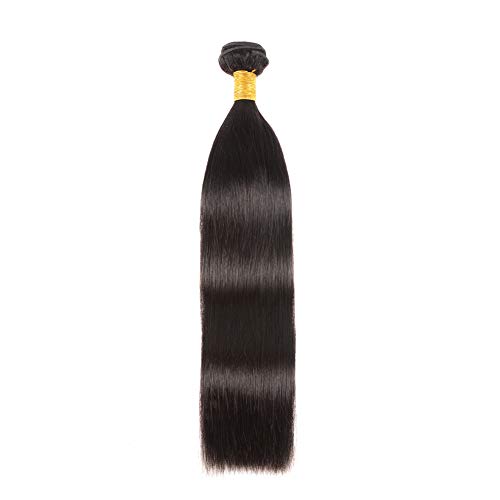 Huarisi-Brazilian-Virgin-Straight-Hair-with-Closure-Free-Part-3-Bundles-Short-Human-Hair-Weaves-4x4-Lace-Closure-Natural-Color-Double-Weft-12-14-16-and-10-Inches