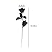 Topgalaxy.Z Artificial Flowers Black Roses, 25pcs Fake Roses w/Stem DIY Wedding Bouquets Centerpieces Arrangements Party Home Halloween Decorations, Christmas Decor Flower Party