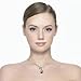 Cute Created Crystal with Silver Alloy Bug Design Girls Pendant Necklace 'I Love You' - Stunning 18-inch Lead & Nickel-Free Silver Chain Necklace – Unique Jewelry for Women with Gift Box