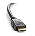 15ft (4.5M) High Speed HDMI Cable Male to Male with Ethernet Black (15 Feet/4.5 Meters) Supports 4K 30Hz, 3D, 1080P and Audio Return HDMI115