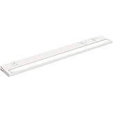 Maxim Lighting UCL-89865WT-3PO CounterMax 5K - 13W 1 LED Under Cabinet with 3 Prong-1 Inches Tall and 24 Inches Length, Finis