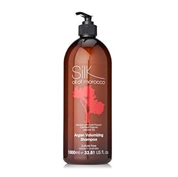Seiden Öl von Marokko Argan Oil Volumising Schampoo Haar Verdickung Schampoo ARGAN OIL Schampoo Angereichert mit Macadamia-öl