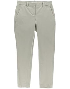 Theory Womens Twill Flat Front Casual Pants