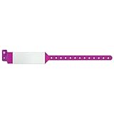 Sentry Label Band 5080-33-PDM Shield Wristband, Poly, 1 1/4