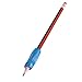 Pencil Grips Soft Gel Rubber Silicone Writing Aid for Left and Right Handed with a 12 Pencil Pack No 2 for Back to School