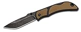 Outdoor Edge Chasm EDC Folding Knife -- 3.3 Inch ,Plain Edge, Lock-Back
