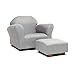 KEET Roundy Child Size Chair with Microsuede Ottoman