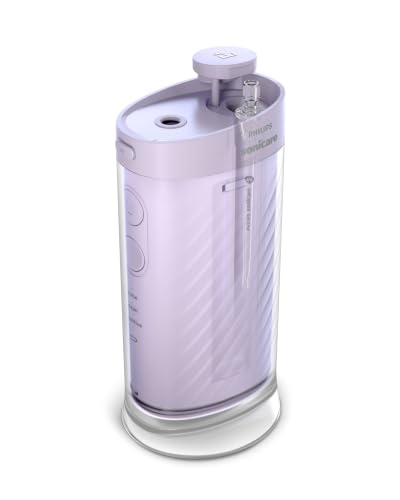 Philips Sonicare Compact Flosser 1000, Portable Water Flosser with 3 Flossing Modes, IPX7 Waterproof Oral Irrigator, Travel Friendly, Purple, Model HX3333/23