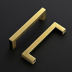 Ravinte 15 Pack Gold Cabinet Pulls 4-1/2 Inch