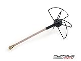 FuriousFPV STUBBY 48mm 5.8Ghz U.FL RHCP Circular Antenna (Black) - FPV-0128-S