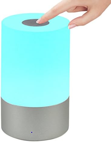 Table Lamp Touch Lamp Atmosphere Lamp Sensor Table Lamp Desk lamp Desk Light, Dimmable Warm White Light and RGB Color Changing Available