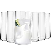 Krosno Tall Water Juice Drinking Glasses | Set of 6 | 540 ML | Avant-Garde Collection | Hiball & ...